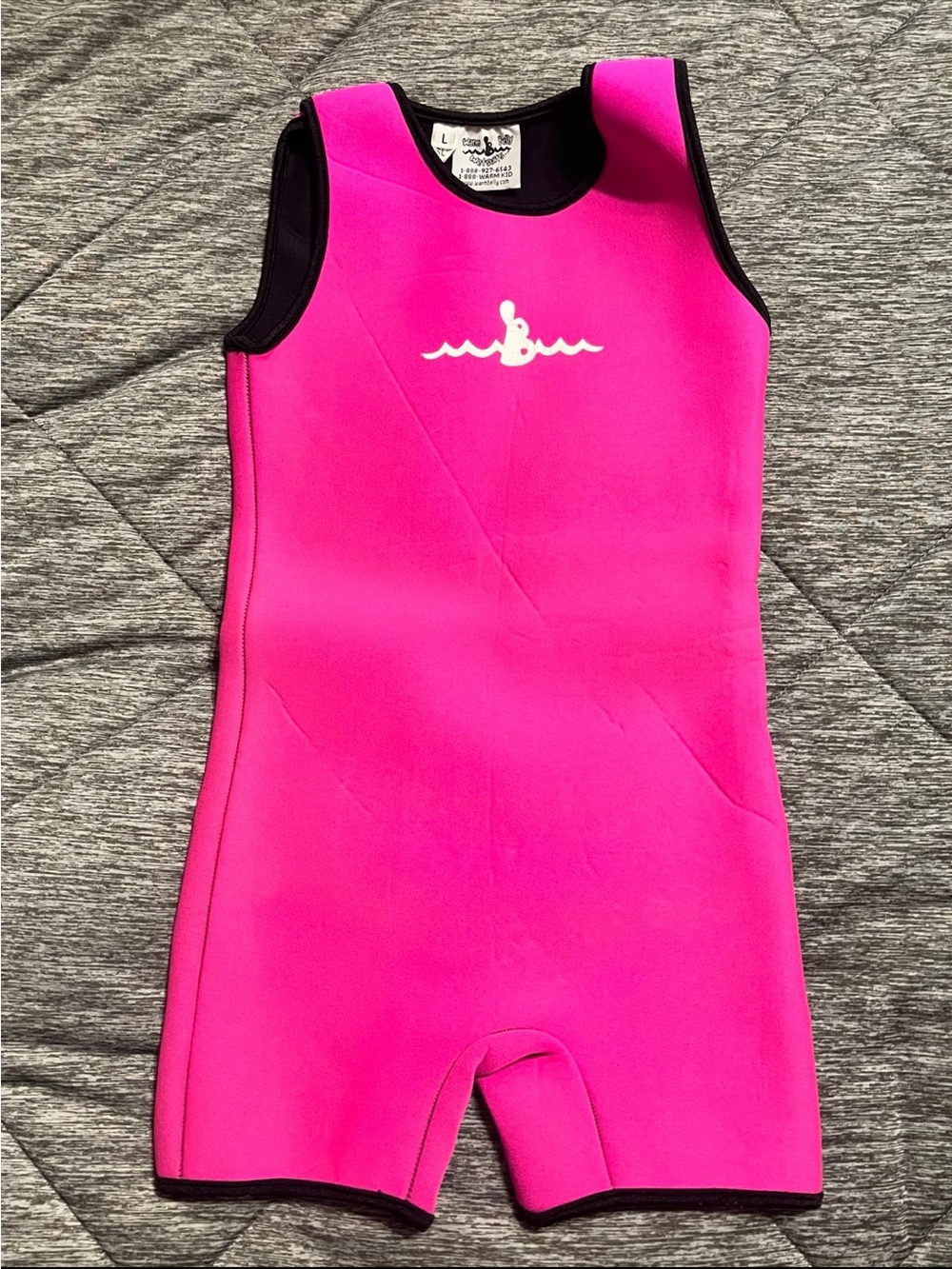 Hot Pink Sleeveless Wetsuit